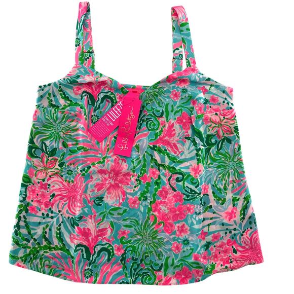 Lilly Pulitzer Nadia Cami Leaf It Wild XXS - Picture 2 of 9